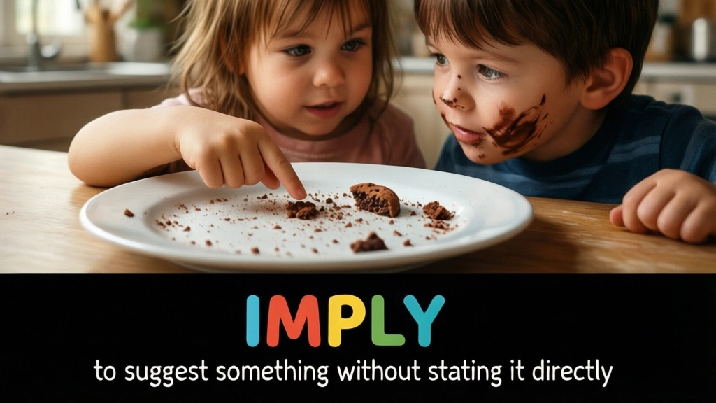 English Illustration for imply